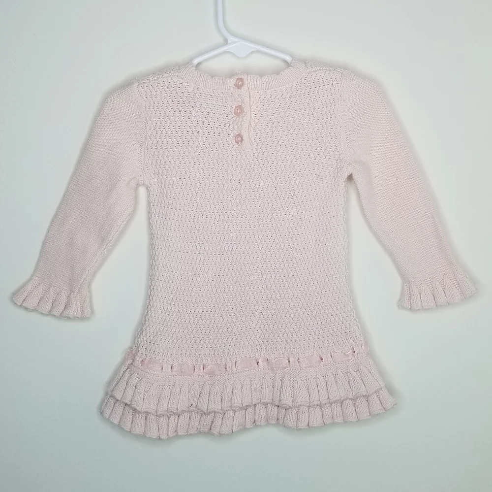 Catherine Malandrino Knit Blush Pink Dress 6-9m